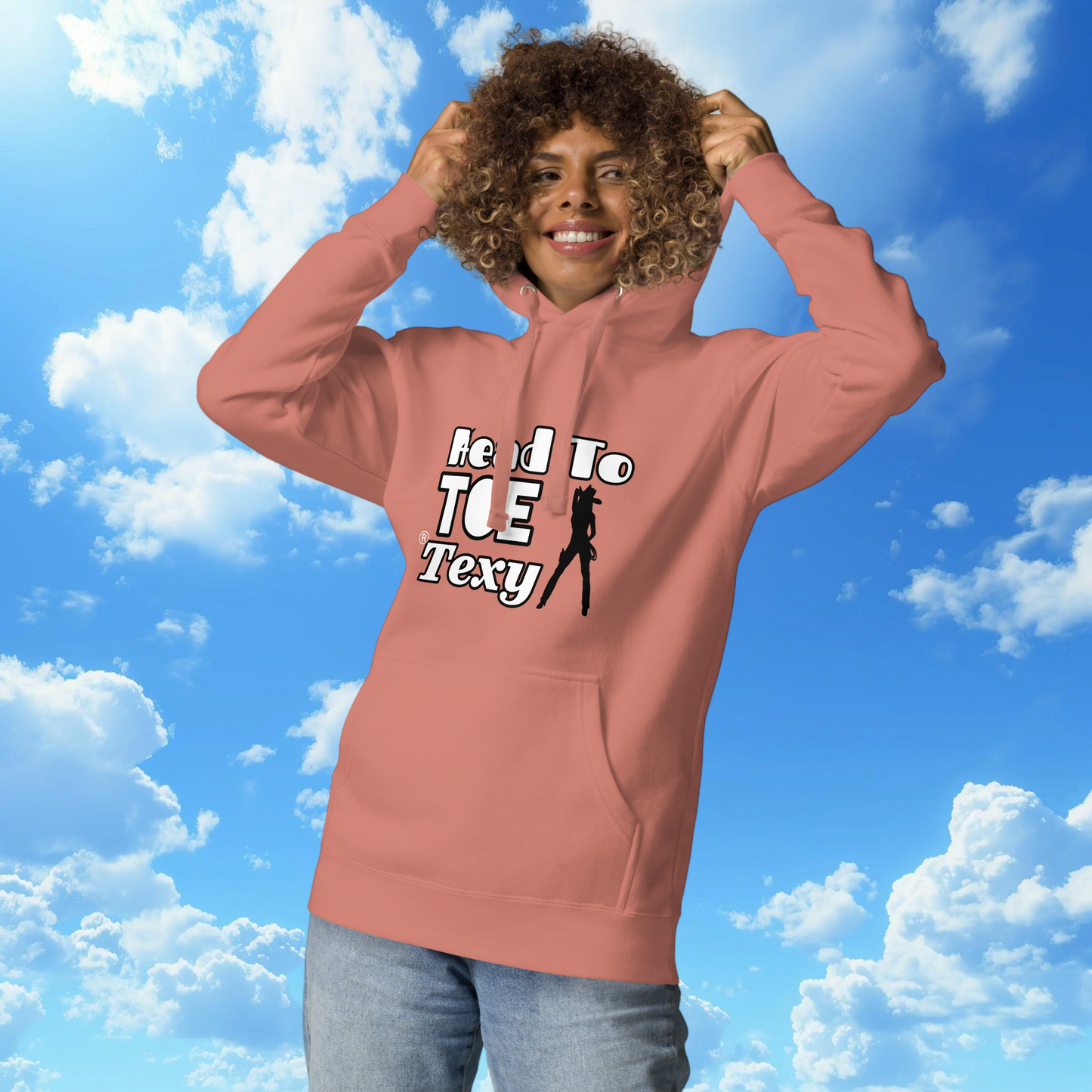 Woman's Head To Toe Texy Hoodie