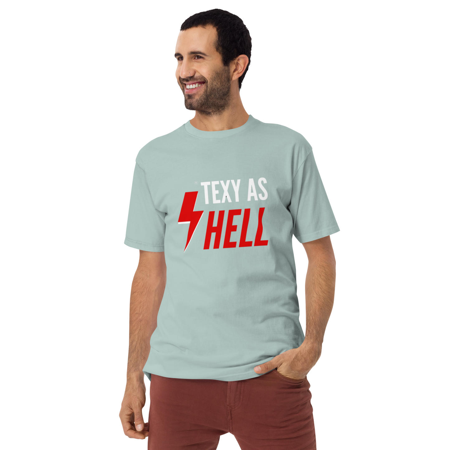 Men's Texy As Hell Premium Heavyweight T-shirt