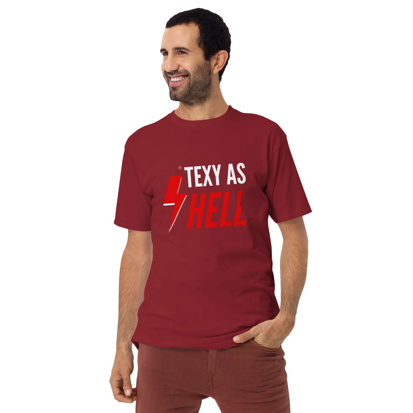 Men's Texy As Hell Premium Heavyweight T-shirt