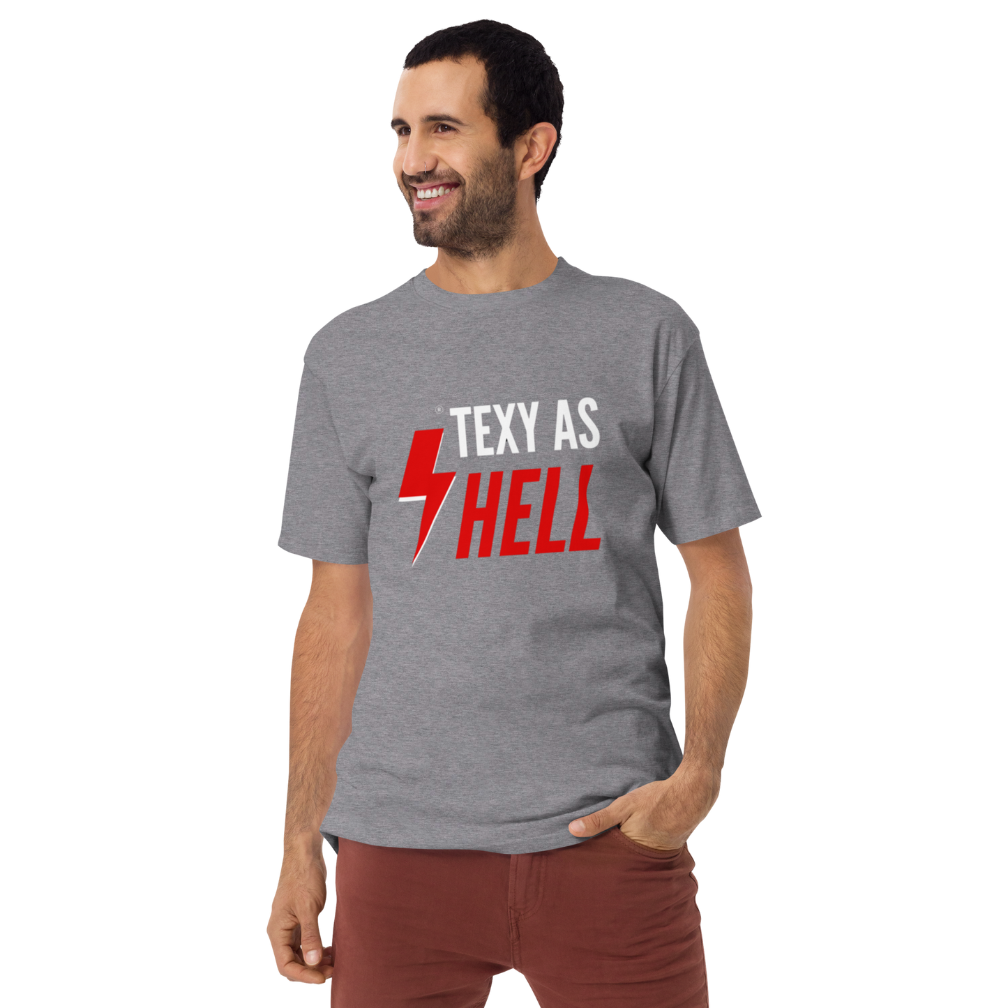 Men's Texy As Hell Premium Heavyweight T-shirt