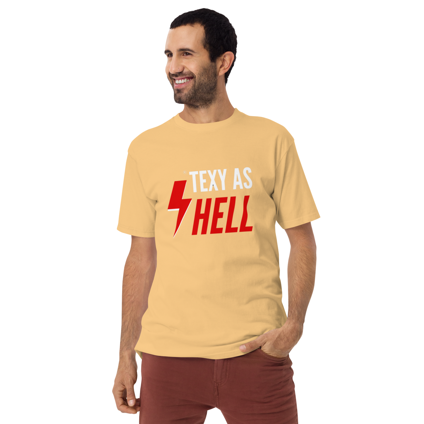 Men's Texy As Hell Premium Heavyweight T-shirt