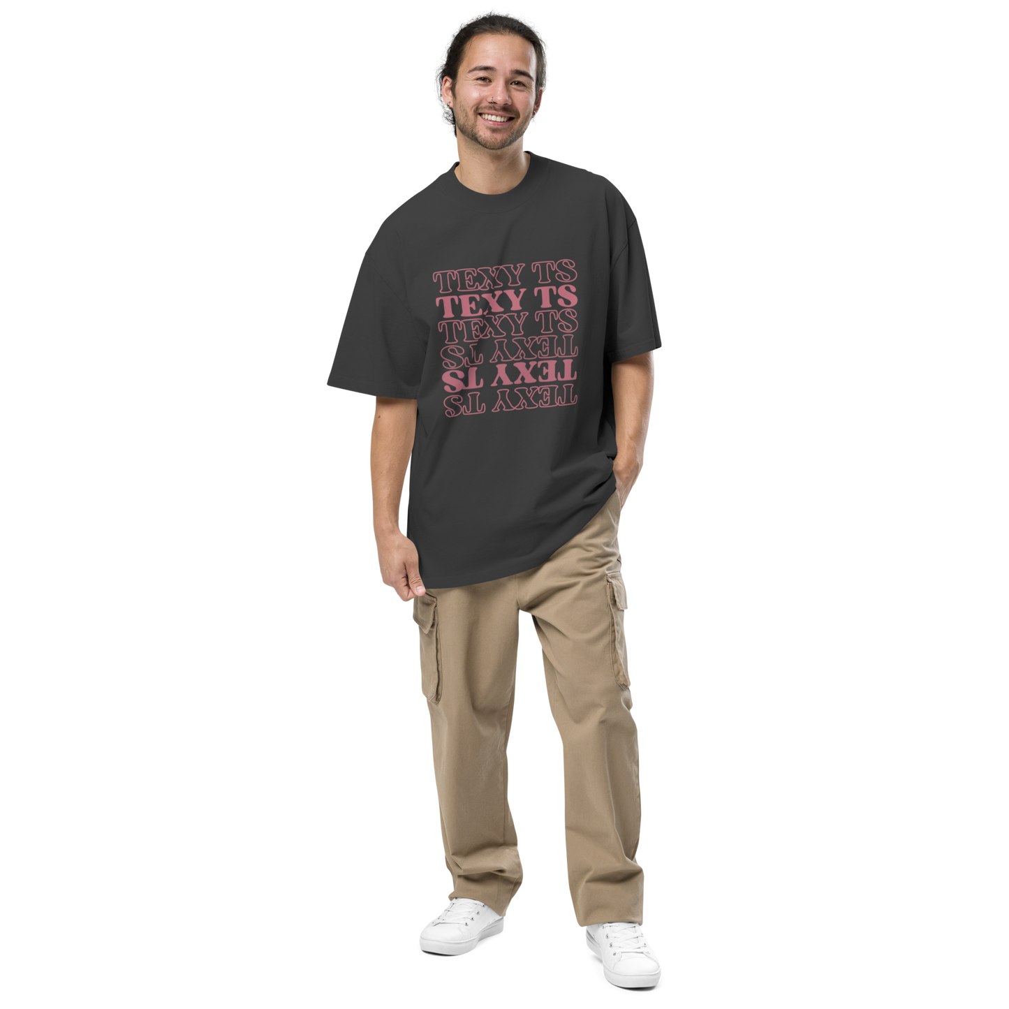 Unisex Texy T's Oversized Faded T-Shirt