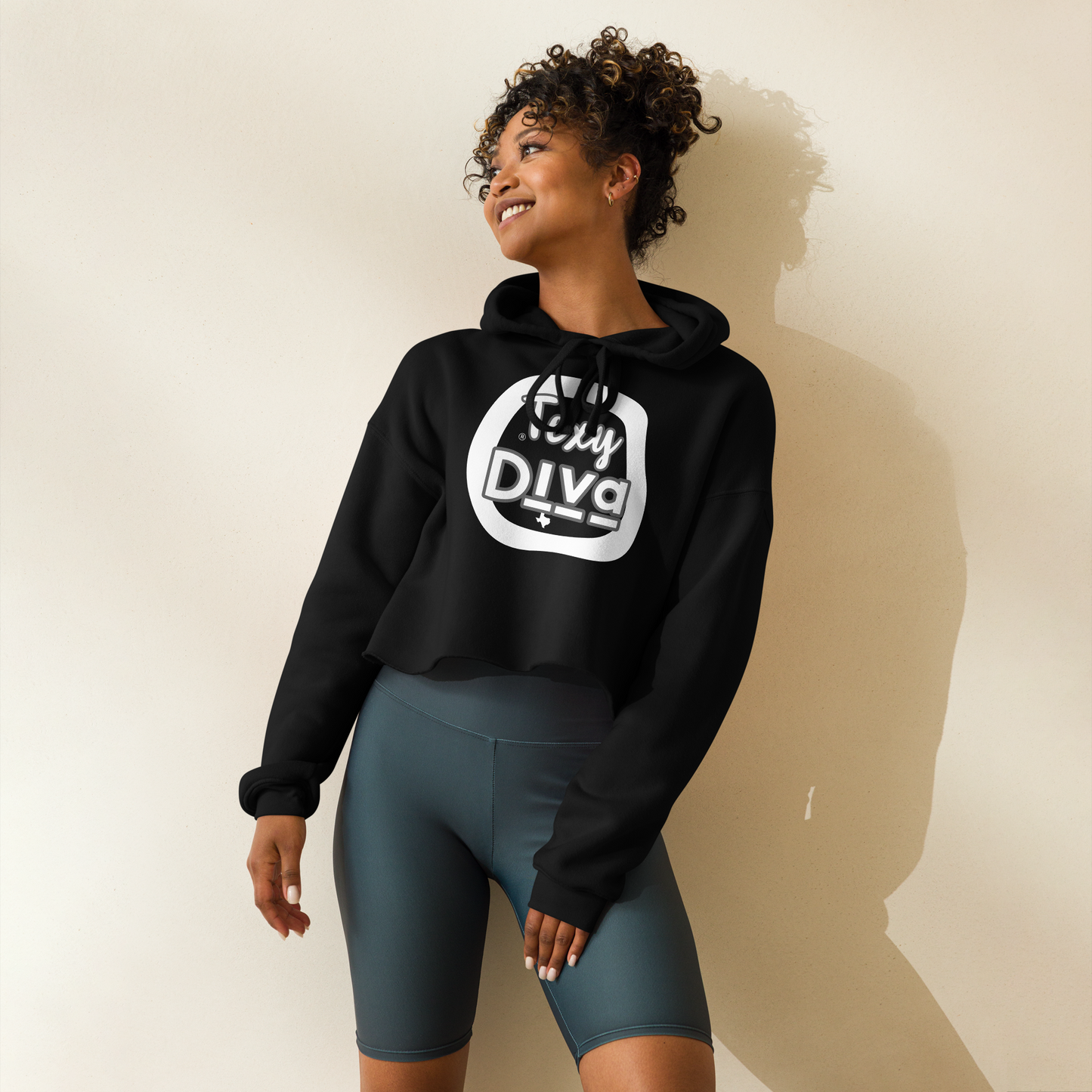 Woman's Texy Diva Crop Hoodie