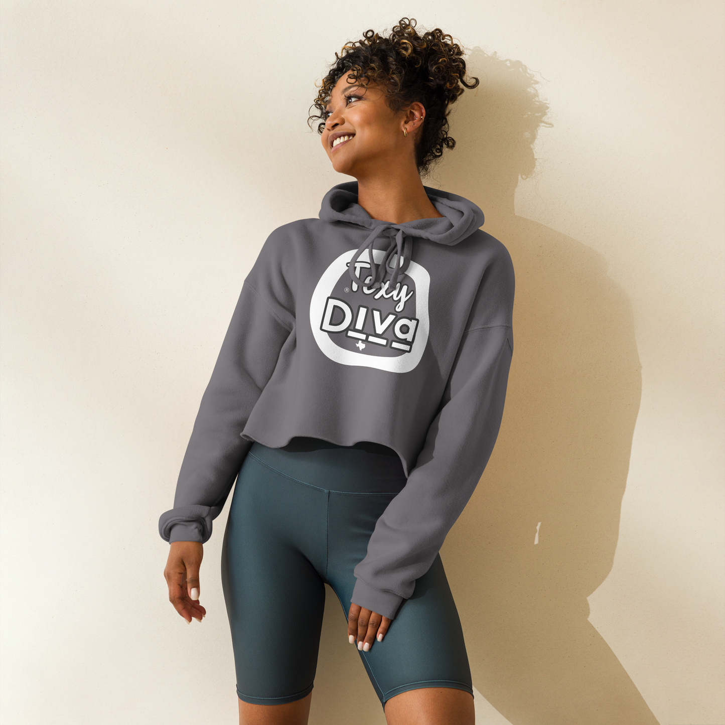 Woman's Texy Diva Crop Hoodie