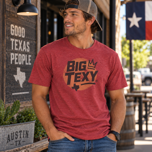 Men's Big Texy Premium Heavyweight T-Shirt