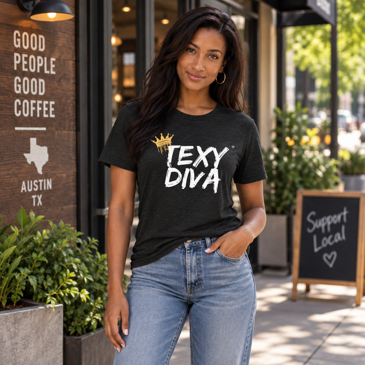 Women's Texy Diva Fitted T-Shirt