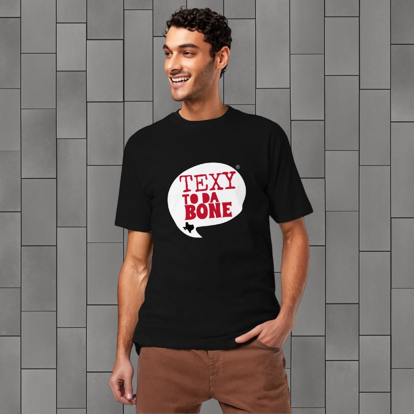 Men's Texy To Da Bone Premium Heavyweight T-Shirt