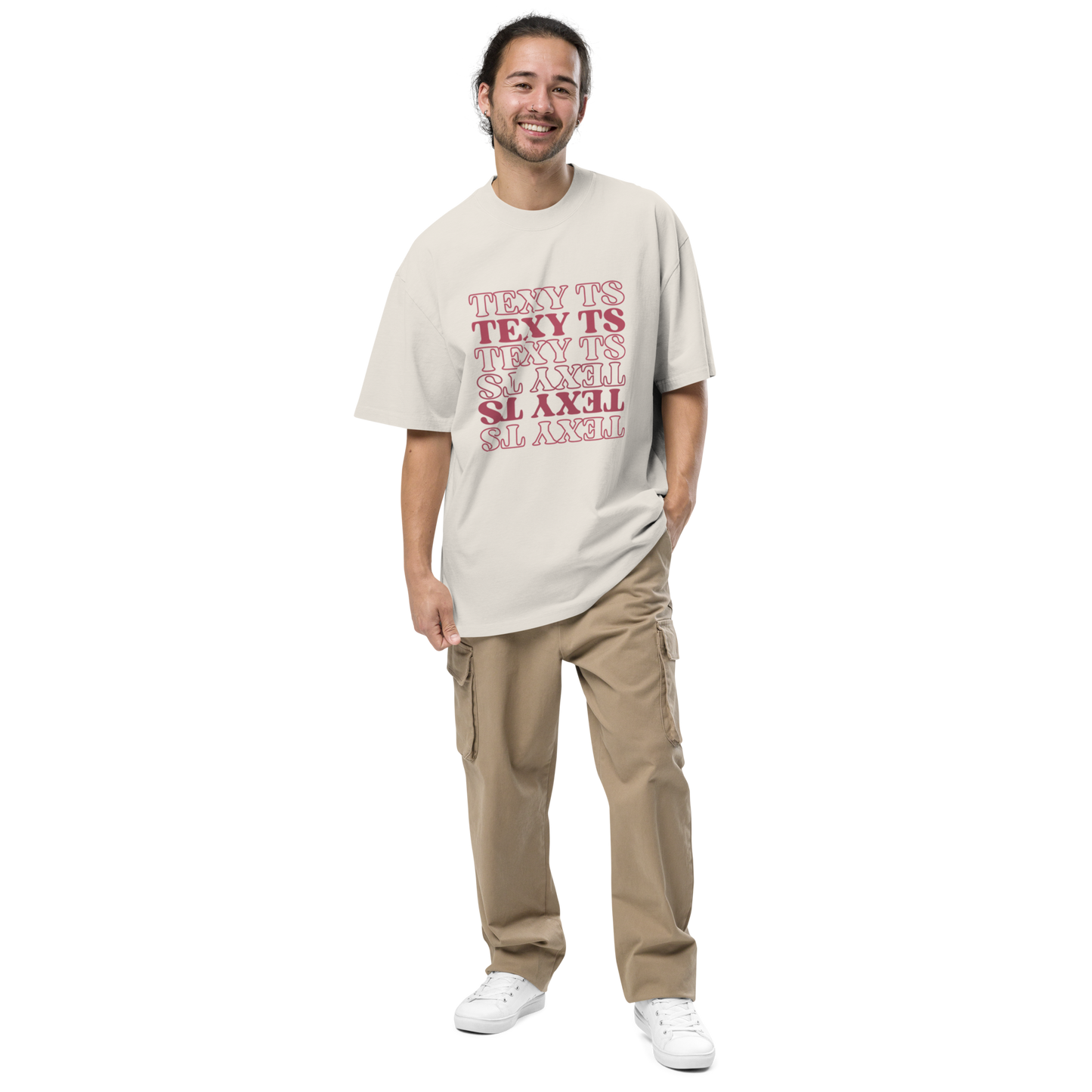 Unisex Texy T's Oversized Faded T-Shirt