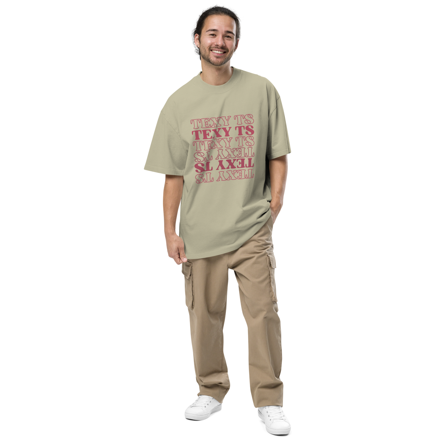 Unisex Texy T's Oversized Faded T-Shirt