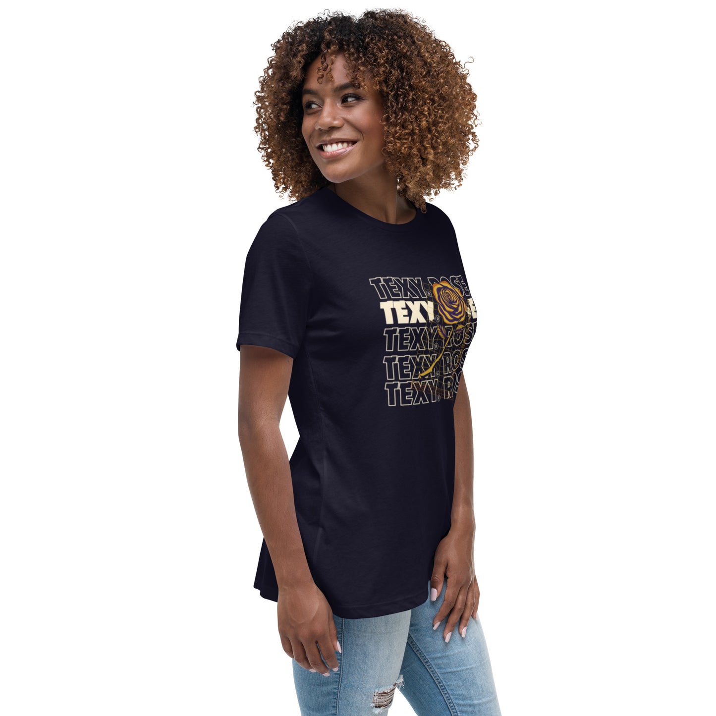 Woman's Texy Rose Relaxed T-Shirt